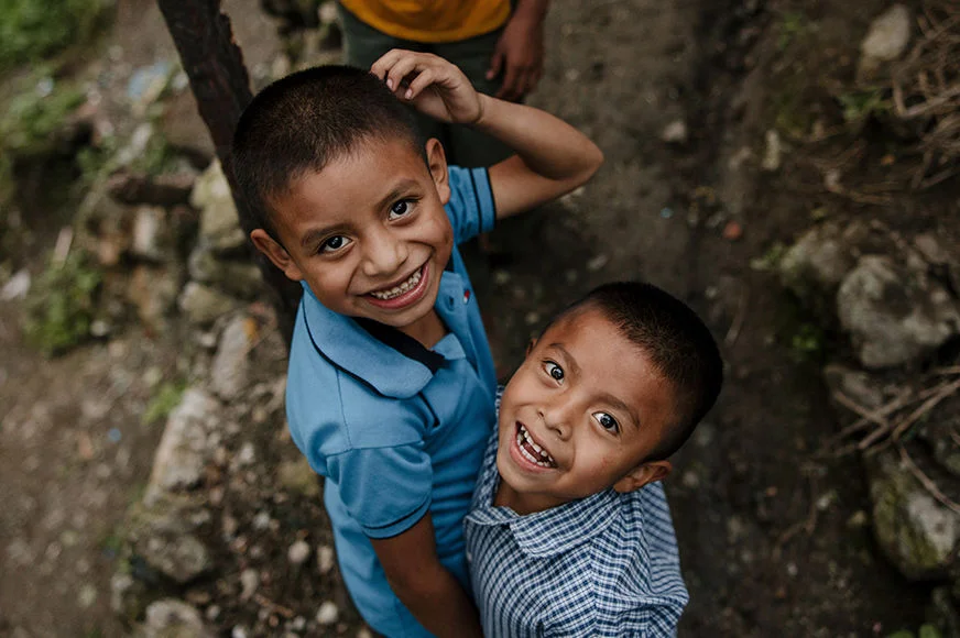 Emiliano (left) received epilepsy treatment through child sponsorship. He now walks and goes to school.  (Guatemala, 2022)