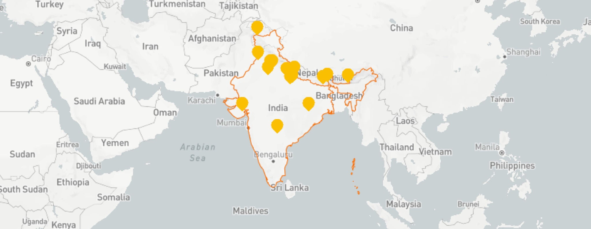 india map